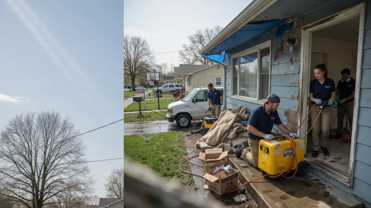 Basement Flood Cleanup in Orfordville, WI near me
